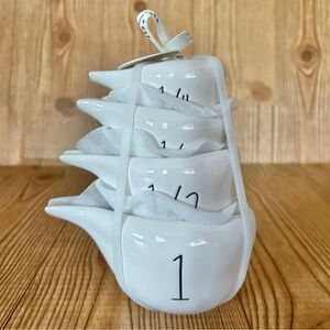 Rae Dunn Garlic Ceramic Measuring Cups Set Kitchen Home Decor Magenta RD MCs